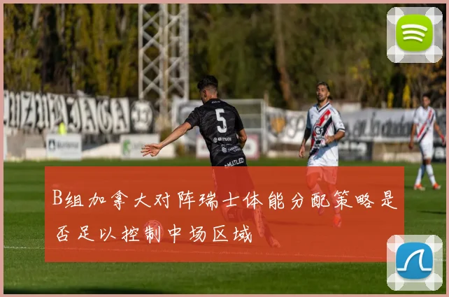 B组加拿大对阵瑞士体能分配策略是否足以控制中场区域